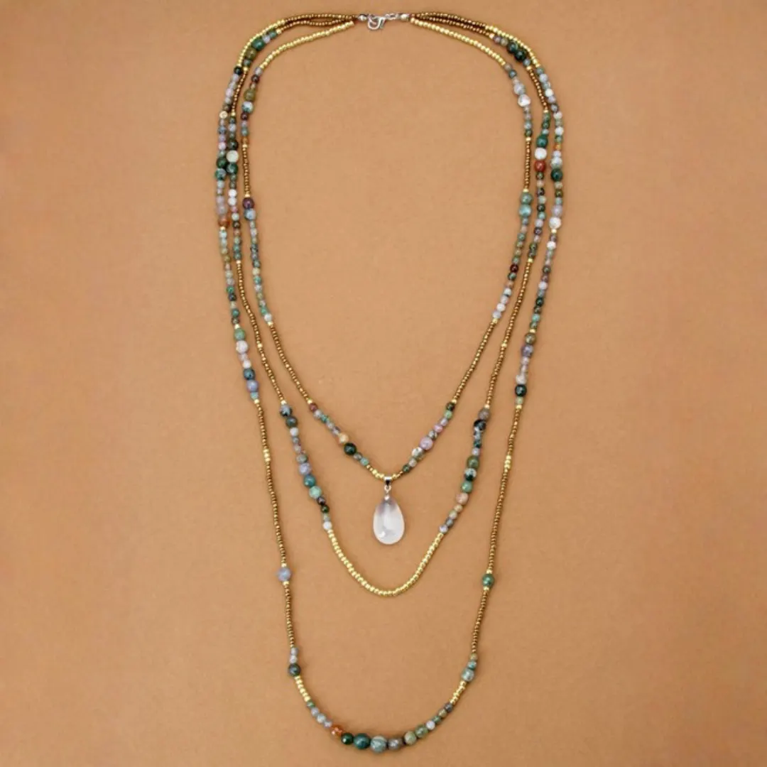 Collar de Ónix Natural Protección