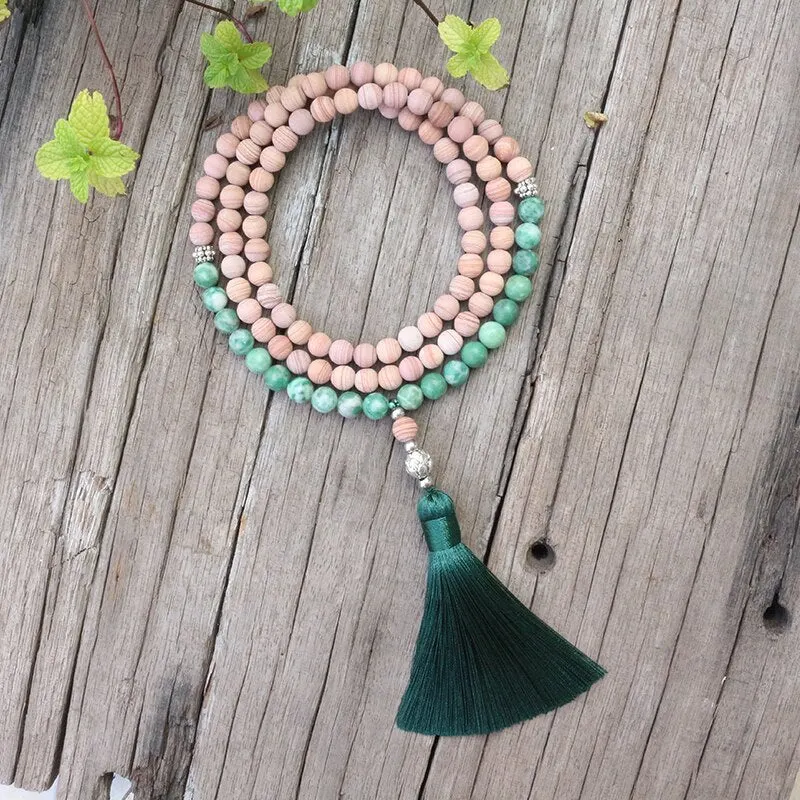 Conjunto Collar y Pulsera de Intención en Jadeíta