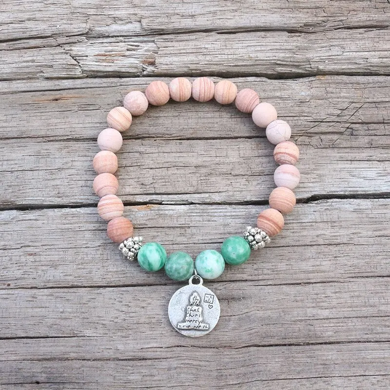 Conjunto Collar y Pulsera de Intención en Jadeíta