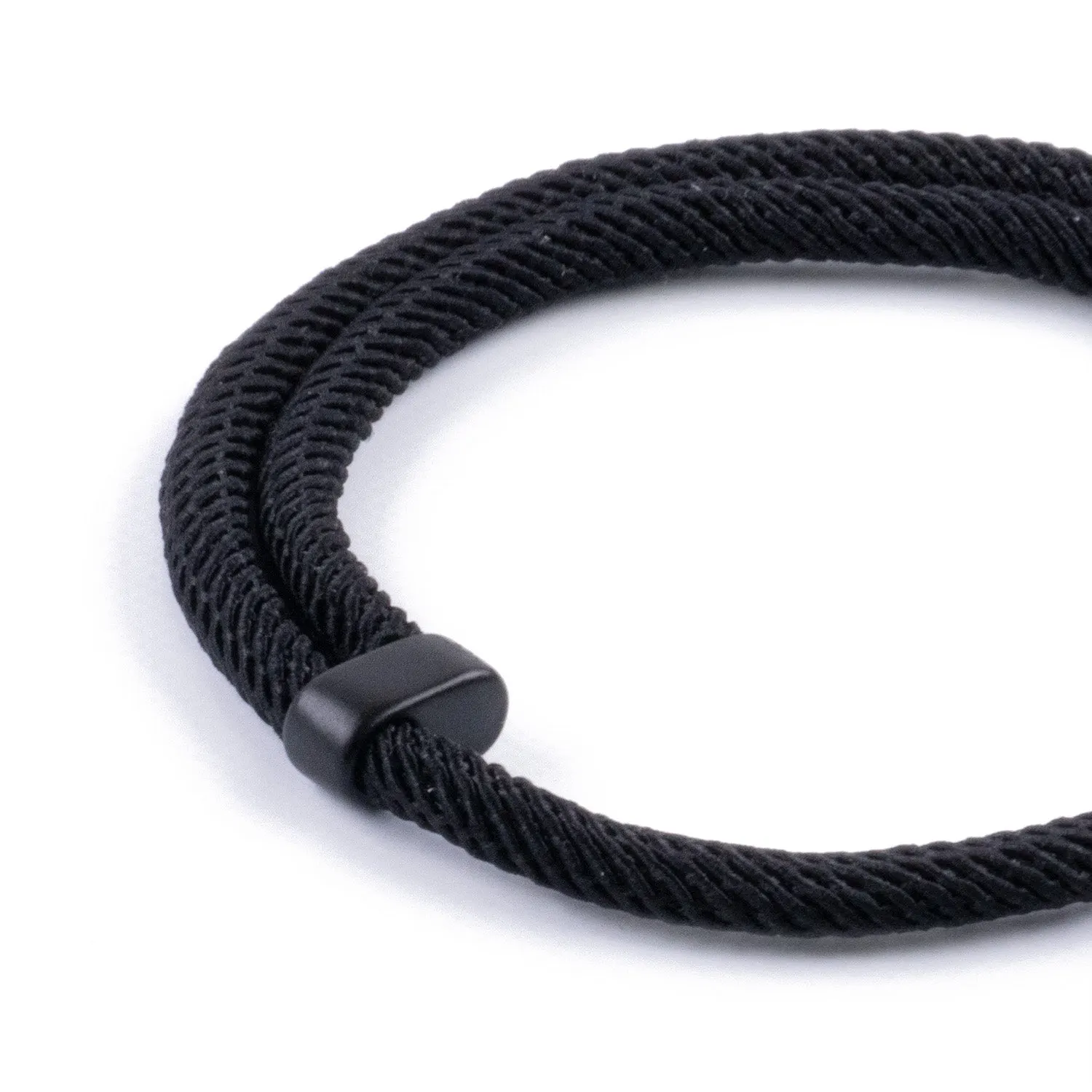 Pulsera Minimalista en Cuerda Negra